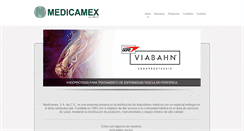 Desktop Screenshot of medicamex.com
